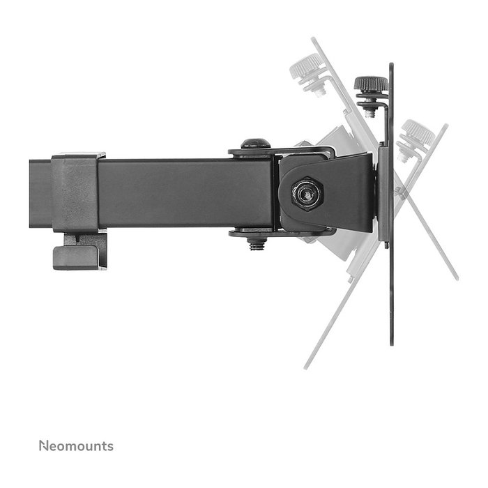 Neomounts FPMA-D550DBLACK Brazo de Monitor de Escritorio Doble, para 2 Pantallas de 10 a 32", Hasta 8 kg, Negro - Soporte Ajustable con Pinza/Atornillado, VESA 100x100