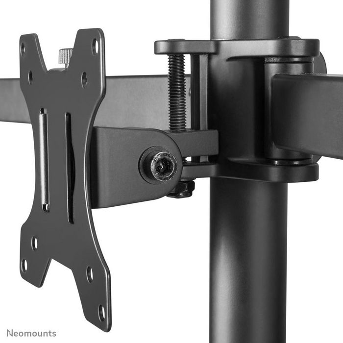 Neomounts FPMA-D550D3BLACK Soporte para Triple Monitor 10-27 pulg, Negro