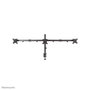 Neomounts Tilt/Turn/Rotate Triple Desk Mount (Clamp) For Three 10-27" Monitor Screens, Height Adjustable - Black