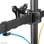 Neomounts FPMA-D550D3BLACK Soporte para Triple Monitor 10-27 pulg, Negro