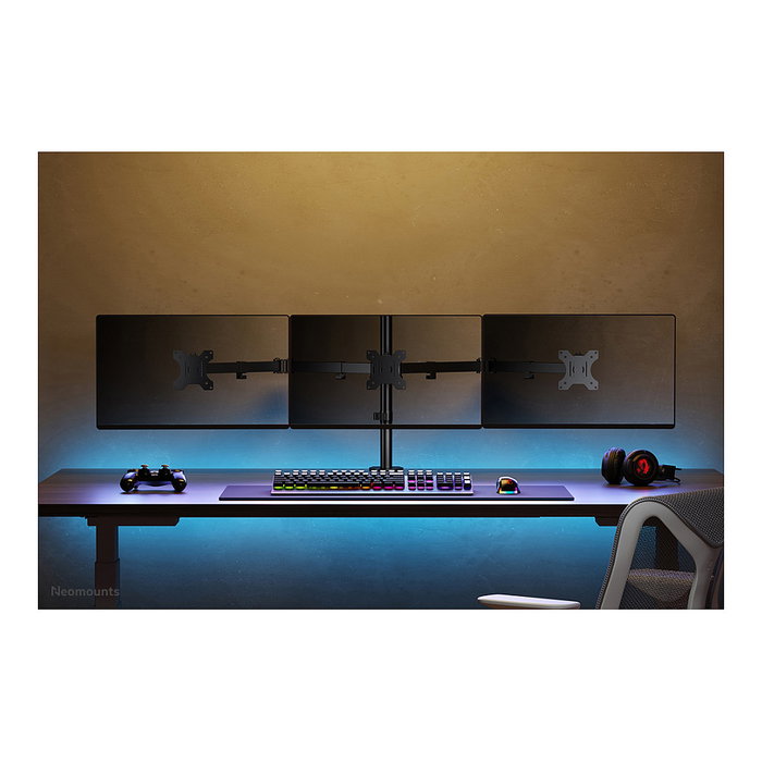Neomounts FPMA-D550D3BLACK Soporte para 3 Monitores hasta 27 pulgadas