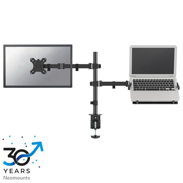 Neomounts FPMA-D550NOTEBOOK Brazo de monitor con soporte para portátil, 10-32 pulgadas, Negro