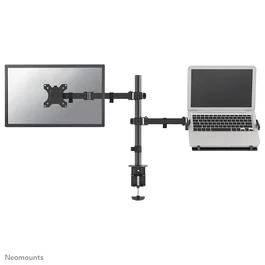 Neomounts FPMA-D550NOTEBOOK Soporte de Escritorio para Monitor hasta 32" y Notebook 15.6" - Ajustable, Negro, VESA 75x75/100x100