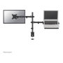 Newstar Neomounts FPMA-D550NOTEBOOK Brazo de Monitor y Soporte para Portátil, Soporte de Escritorio para Pantallas Planas hasta 32" y Notebooks de 10", 8 kg, Negro