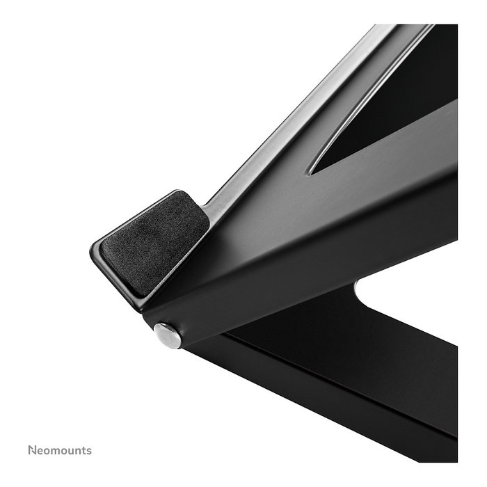 Neomounts NSLS075BLACK Soporte de Escritorio para Portátil y Tablet 10-16", Negro, Acero, Hasta 5 kg, Plegable, Ajustable