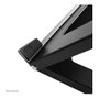 Neomounts NSLS075BLACK Soporte de Escritorio para Portátil y Tablet 10-16", Negro, Acero, Hasta 5 kg, Plegable, Ajustable