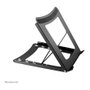 Neomounts NSLS075BLACK Soporte de Escritorio para Portátil y Tablet 10-16", Negro, Acero, Hasta 5 kg, Plegable, Ajustable