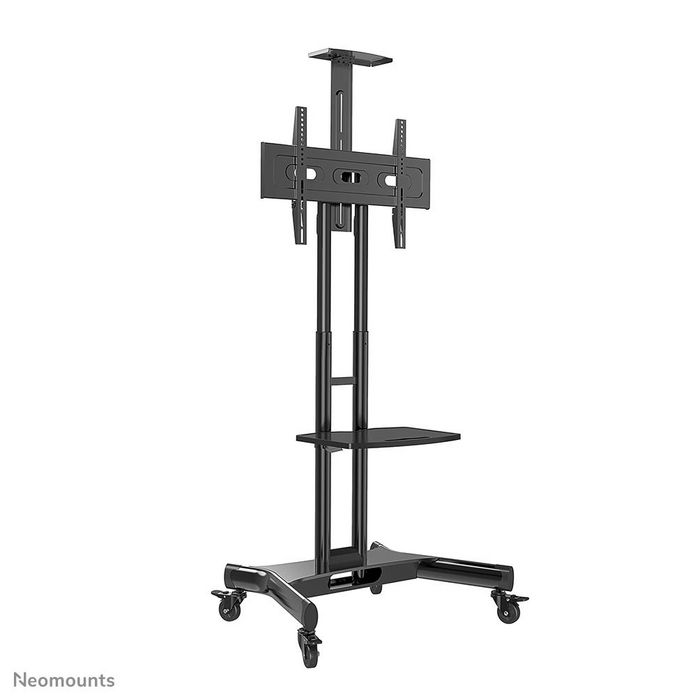 Neomounts NM-M1700BLACK Carrito para Pantallas de 32-75", 50 kg, Altura Ajustable 104-154 cm, VESA 200x200-600x400, Negro
