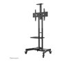 Newstar NM-M1700BLACK Soporte de suelo móvil para TV plana de 32 a 75 pulgadas, Negro, Acero, Carga 50 kg