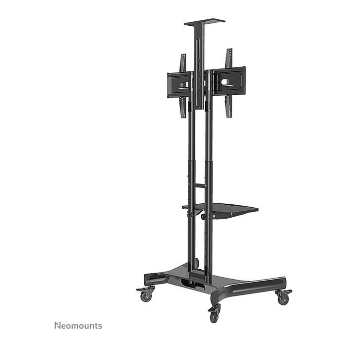 Newstar NM-M1700BLACK Soporte de suelo móvil para TV plana de 32 a 75 pulgadas, Negro, Acero, Carga 50 kg
