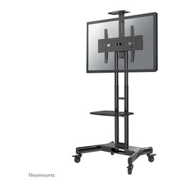 Newstar NM-M1700BLACK Soporte de suelo móvil para TV plana de 32 a 75 pulgadas, Negro, Acero, Carga 50 kg