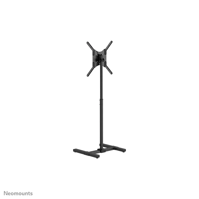 Neomounts NS-FS100BLACK Soporte de suelo para TV hasta 55", altura ajustable 75-124 cm, inclinación 0-30°, color Negro, compatible con VESA hasta 400x400 mm