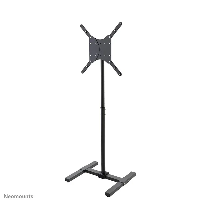Neomounts NS-FS100BLACK Soporte de suelo para TV hasta 55", altura ajustable 75-124 cm, inclinación 0-30°, color Negro, compatible con VESA hasta 400x400 mm