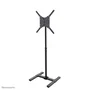 Neomounts NS-FS100BLACK Soporte de suelo para TV hasta 55", altura ajustable 75-124 cm, inclinación 0-30°, color Negro, compatible con VESA hasta 400x400 mm