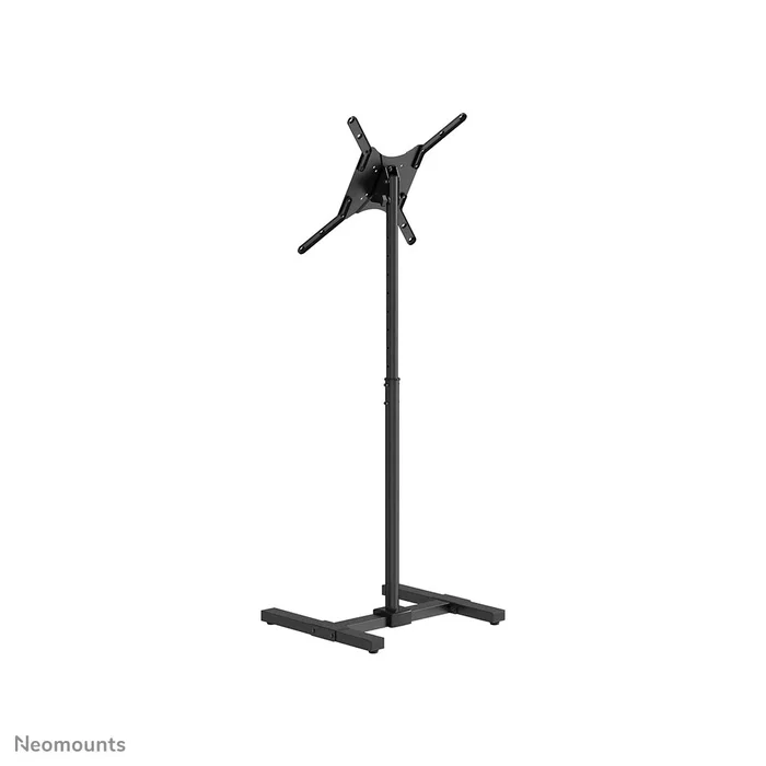 Neomounts NS-FS100BLACK Soporte de suelo para TV hasta 55", altura ajustable 75-124 cm, inclinación 0-30°, color Negro, compatible con VESA hasta 400x400 mm