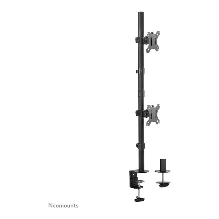 Neomounts FPMA-D550DVBLACK Soporte de Monitor Dual con Movimiento Completo, Negro
