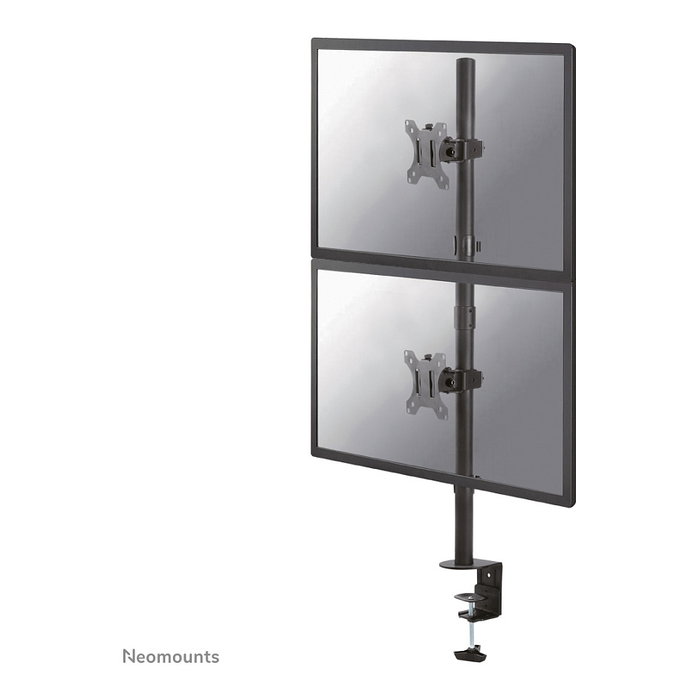 Neomounts FPMA-D550DVBLACK Soporte de Monitor Dual con Movimiento Completo, Negro