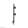 Neomounts FPMA-D550DVBLACK Brazo Doble para Monitor de Movimiento Completo (Abrazadera y Pasacables) para Dos Monitores/Pantallas de hasta 32" - Negro