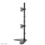 Neomounts FPMA-D550DDVBLACK Soporte para 2 Monitores de hasta 32" (81.3 cm) con VESA 75x75/100x100 mm, Giratorio, Inclinable y Ajuste de Altura, Base de Escritorio Negro