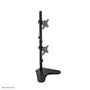 Neomounts FPMA-D550DDVBLACK Soporte para 2 Monitores de hasta 32" (81.3 cm) con VESA 75x75/100x100 mm, Giratorio, Inclinable y Ajuste de Altura, Base de Escritorio Negro