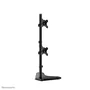 Neomounts FPMA-D550DDVBLACK Soporte para 2 Monitores de hasta 32" (81.3 cm) con VESA 75x75/100x100 mm, Giratorio, Inclinable y Ajuste de Altura, Base de Escritorio Negro