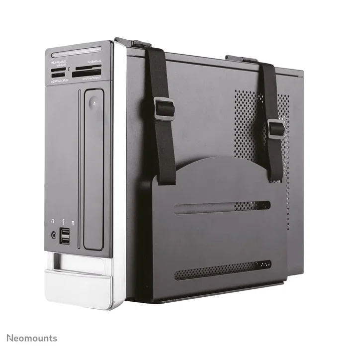 Neomounts CPU-W100BLACK Soporte para CPU de Montaje en Pared o Escritorio, Negro, Capacidad 10 kg