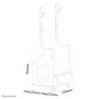 Neomounts CPU-W100BLACK Soporte para CPU de Montaje en Pared o Escritorio, Negro, Capacidad 10 kg