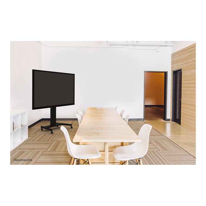 Newstar PLASMA-M2250BLACK - Soporte de suelo móvil eléctrico para TV/Monitor de 42" a 100" (106-254cm), negro, carga 130kg, VESA hasta 800x600