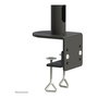 Newstar Neomounts FPMA-D960BLACKPLUS Soporte de Brazo para Monitor, Escritorio, Abrazadera, 10 a 49 pulgadas, Curvo, 20 kg, VESA 100x100/75x75 mm, Negro