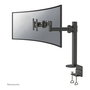 Newstar Neomounts FPMA-D960BLACKPLUS Soporte de Brazo para Monitor, Escritorio, Abrazadera, 10 a 49 pulgadas, Curvo, 20 kg, VESA 100x100/75x75 mm, Negro