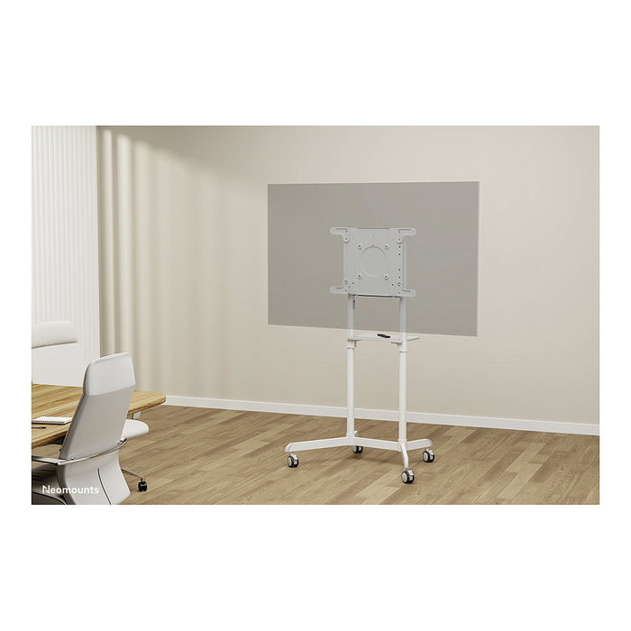 Neomounts Carro para TV NS-M1250WHITE, Soporte Móvil para Pantallas de 37" a 70", Blanco, 70kg