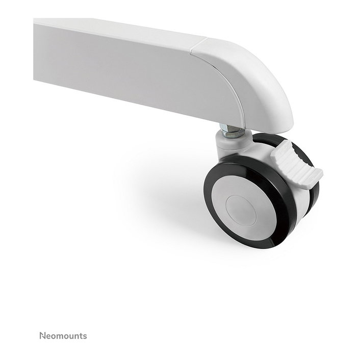 Neomounts Carro para TV NS-M1250WHITE, Soporte Móvil para Pantallas de 37" a 70", Blanco, 70kg