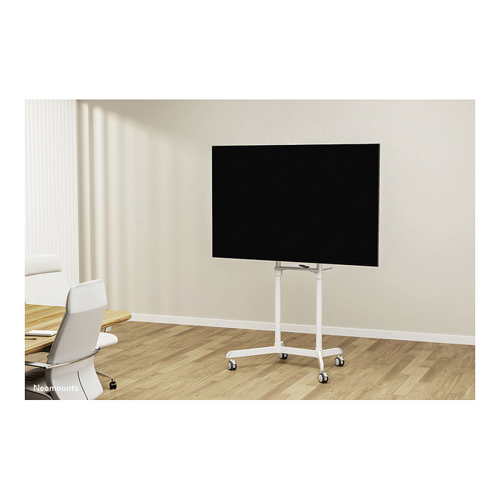 Neomounts Carro para TV NS-M1250WHITE, Soporte Móvil para Pantallas de 37" a 70", Blanco, 70kg