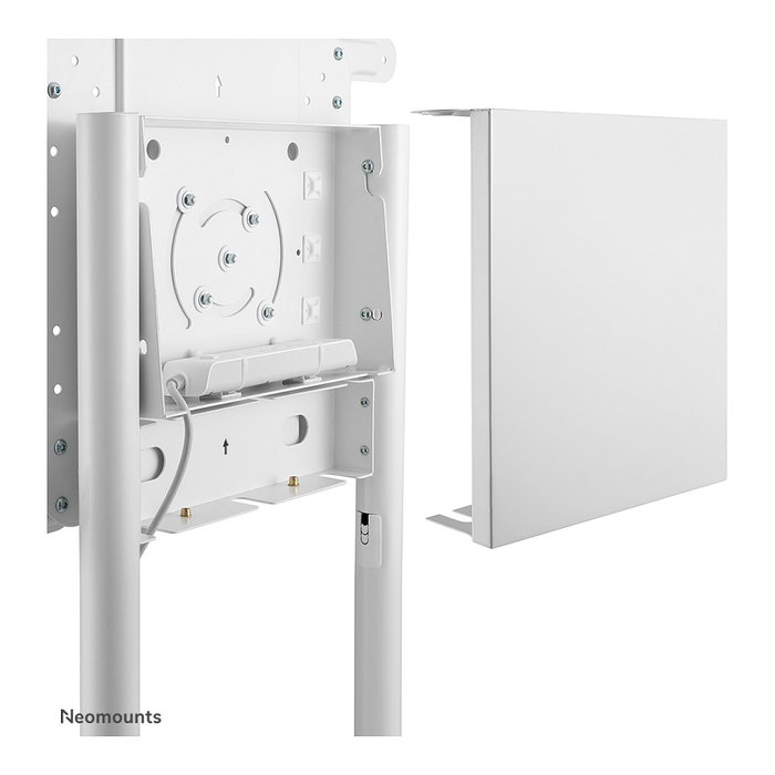 Neomounts Carro para TV NS-M1250WHITE, Soporte Móvil para Pantallas de 37" a 70", Blanco, 70kg