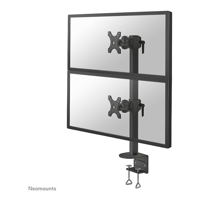 NEOMOUNTS Soporte de escritorio FPMA-D960DVBLACKPLUS para dos monitores de 17-49 pulgadas NEOMOUNTS Soporte de escritorio FPMA-D960DVBLACKPLUS para dos monitores de 17-49 pulgadas