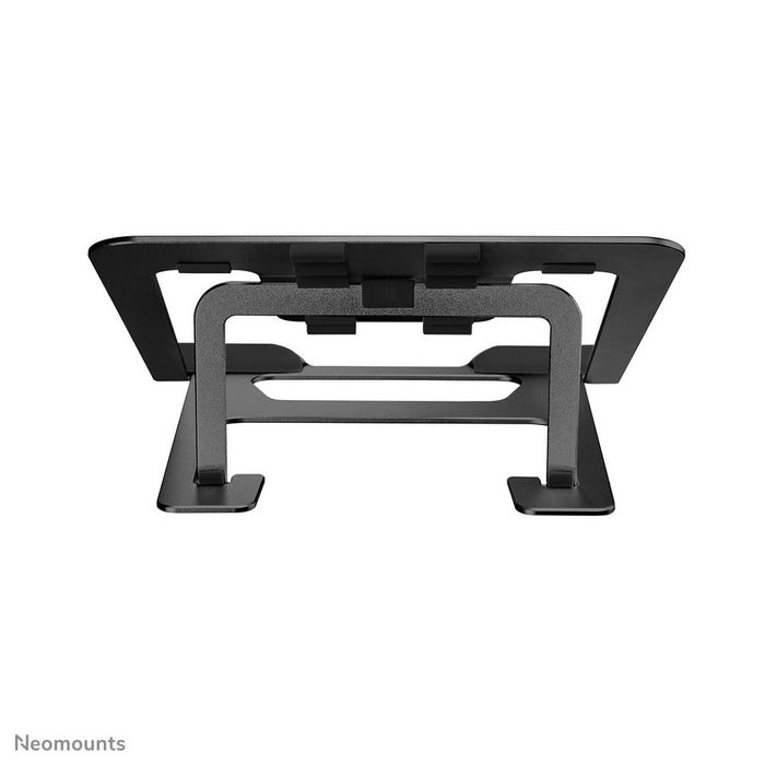 Neomounts NSLS085BLACK Soporte Plegable para Portátil de 10-17", Ajustable en Inclinación, Compacto, Negro