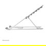 Newstar NSLS085SILVER Soportes Falta para Laptop, Neomounts, Acero con Recubrimiento en Polvo, Soporte de 5 kg, Plata