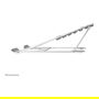 Newstar NSLS085SILVER Soportes Falta para Laptop, Neomounts, Acero con Recubrimiento en Polvo, Soporte de 5 kg, Plata