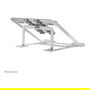 Newstar NSLS085SILVER Soportes Falta para Laptop, Neomounts, Acero con Recubrimiento en Polvo, Soporte de 5 kg, Plata