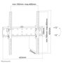 Neomounts FPMA-W350BLACK Soporte de TV Inclinable para Pared, Para Pantallas de 32 a 55 Pulgadas (81-140 cm), Hasta 40 kg, VESA 200x200-400x400, Color Negro