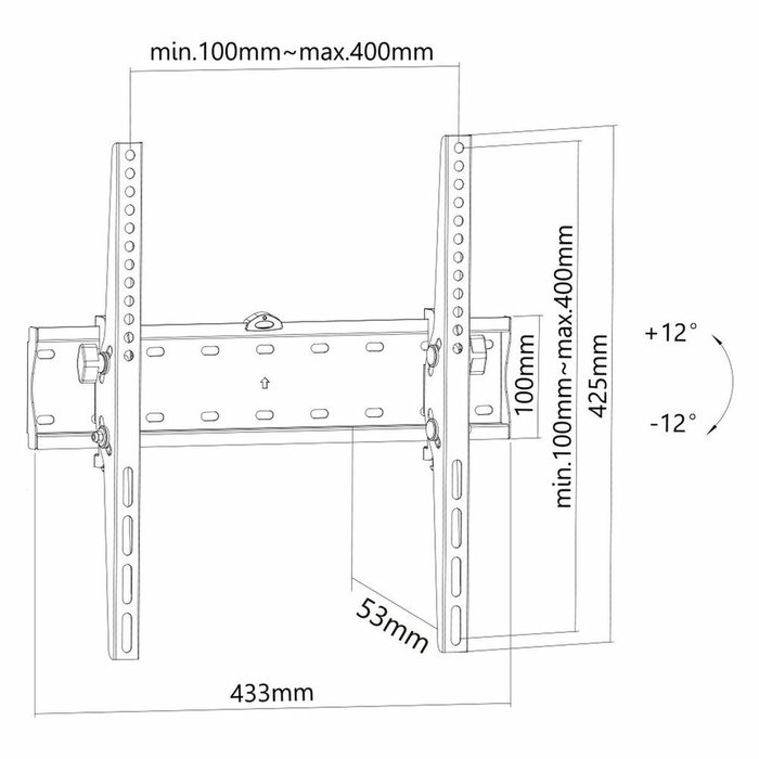 Neomounts FPMA-W350BLACK Soporte de Pared Inclinable para TV 32-55 pulgadas Neomounts FPMA-W350BLACK Soporte de Pared Inclinable para TV 32-55 pulgadas
