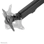 Neomounts FPMA-D650DBLACK Soporte de Monitor para Escritorio, 7 kg, 17-27", Ajuste de Altura con Gas, Inclinación, Rotación 360°, Giro, VESA 100x100/75x75, Gestión de Cables, Negro