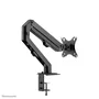 Neomounts FPMA-D650DBLACK Soporte de Monitor para Escritorio, 7 kg, 17-27", Ajuste de Altura con Gas, Inclinación, Rotación 360°, Giro, VESA 100x100/75x75, Gestión de Cables, Negro