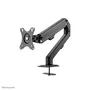Neomounts FPMA-D650DBLACK Soporte de Monitor para Escritorio, 7 kg, 17-27", Ajuste de Altura con Gas, Inclinación, Rotación 360°, Giro, VESA 100x100/75x75, Gestión de Cables, Negro