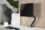 Neomounts FPMA-D650DBLACK Soporte de Monitor para Escritorio, 7 kg, 17-27", Ajuste de Altura con Gas, Inclinación, Rotación 360°, Giro, VESA 100x100/75x75, Gestión de Cables, Negro