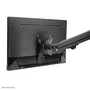 Neomounts FPMA-D650DBLACK Soporte de Monitor para Escritorio, 7 kg, 17-27", Ajuste de Altura con Gas, Inclinación, Rotación 360°, Giro, VESA 100x100/75x75, Gestión de Cables, Negro