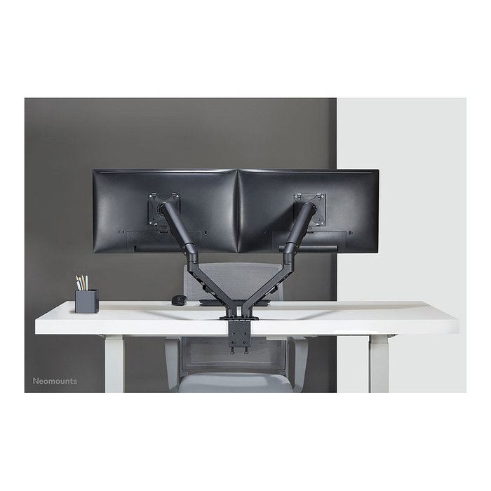 Neomounts FPMA-D650DBLACK Soporte de Mesa para 2 Monitor - Negro