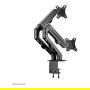 Neomounts FPMA-D650DBLACK Soporte de Mesa para 2 Monitor - Negro