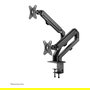 Neomounts FPMA-D650DBLACK Soporte de Mesa para 2 Monitor - Negro