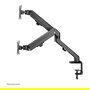 Neomounts FPMA-D650DBLACK Soporte de Mesa para 2 Monitor - Negro